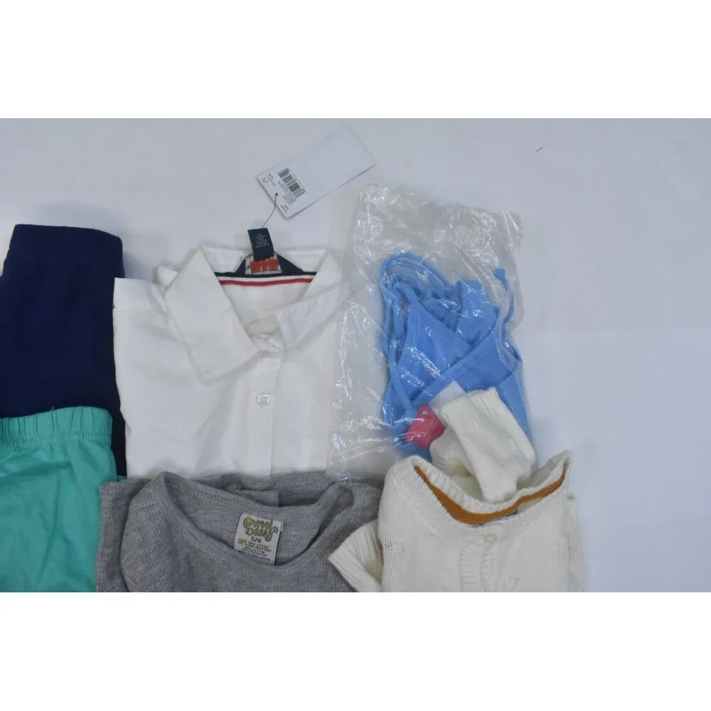 Wholesale Bulk Lot Of 13 Girls Size XS 4/5 Mixed Season Tops Bottoms Shorts
